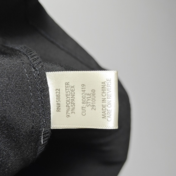 MAX STUDIO NWT Elegant Black Sleeveless Faux Wrap Dress w/ Buttons Size Large - Picture 5 of 15